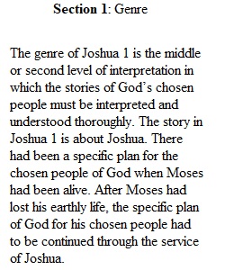 SIM Papers 3 (Joshua 1)